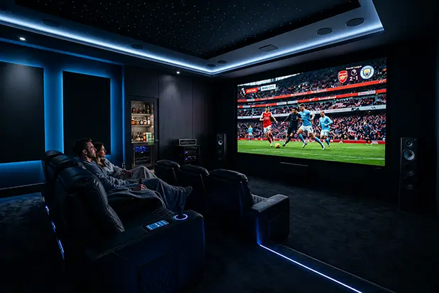 Premium IPTV subscription streaming live sports and movies in 4K without buffering