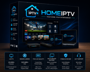 Premium IPTV Subscription – 4K Live TV & VOD HOMEIPTV